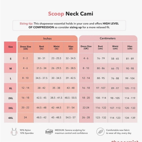 Shapermint Essentials All Day Every Day
Shaping Scoop Neck Cami Black Size L NWT - Picture 11 of 12